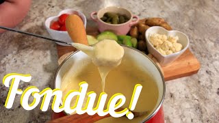 WHAT IS FONDUE How to Make Cheese Fondue at Home [upl. by Mcnair]