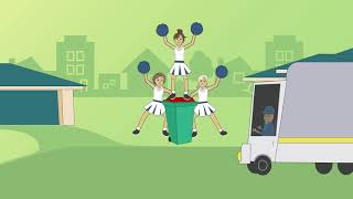 Wheelie Bin Waste Collection Services  Animated Video Guide [upl. by Arabeila703]