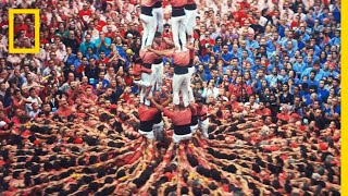 These DeathDefying Human Towers Build on Catalan Tradition  Short Film Showcase [upl. by Grizel]