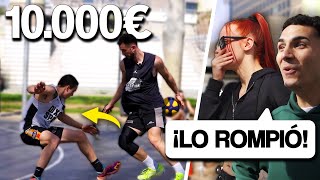 ¡EL TORNEO de 1vs1 de los 10000€😱💸 le rompe los tobillos y se lía en el parque [upl. by Aikim]