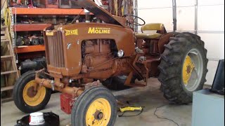 Servicing the MINNEAPOLIS MOLINE Jetstar Tractor tubalcain [upl. by Ytirahc991]