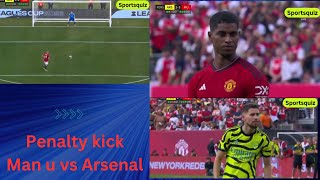 Highlights Man Utd Vs Arsenal Penalty Kick  Casemiro Rashford Jorginho and Christian Eriksen [upl. by Giacinta184]