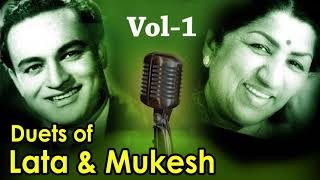 Best of Mukesh and Latha ji Duets  Classic Romantic songs  Hindi Old Juke Box Old is Gold [upl. by Ettevets]