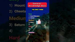 General Knowledge Quiz [upl. by Githens99]