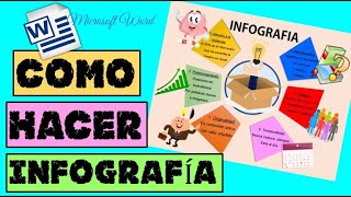 CÓMO HACER UNA INFOGRAFÍA EN WORD ✅ EN 5 MINUTOS✨ [upl. by Odelet]