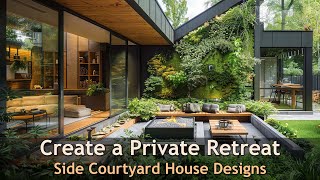 Transform Your Home Stunning Side Courtyard House Design Ideas [upl. by Luckett662]