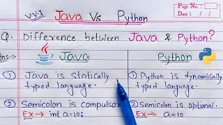 Difference Between Java and Python  JAVA Vs PYTHON  हिन्दी में   Learn Coding [upl. by Odlopoel]