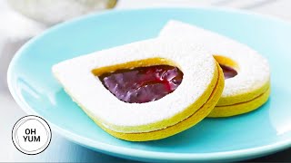 Professional Baker Teaches You How To Make LINZER COOKIES [upl. by Thetisa]