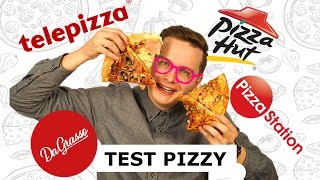 TEST PIZZY PIZZA HUT PIZZA STATION TELEPIZZA DA GRASSO  DOSTAWA DO DOMU [upl. by Sergo244]