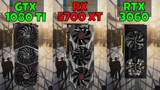 GTX 1080 Ti vs RX 5700 XT vs RTX 3060 In 10 Games 1440p [upl. by Winther]