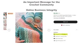 An Important Message for the Crochet Community [upl. by Onaivatco]