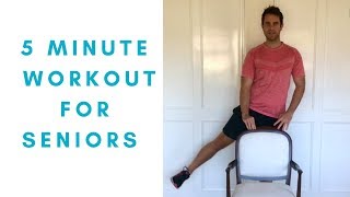 Easy Chair Exercises for Seniors [upl. by Leirbag]