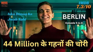 Berlin 2023 Ep 5 to 8 Explained In Hindi  Money Heist 2023  summarized hindi [upl. by Adnarym]