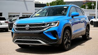 2022 Volkswagen Taos SEL Review  Walk Around and Test Drive [upl. by Airbmak]