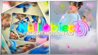 Alight Motion 40  Null object tutorial  2 Transitions 3D [upl. by Akemehc313]