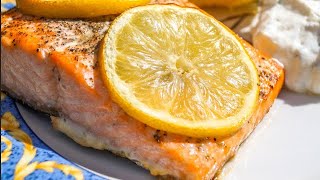 SALMONE AL LIMONE 3 Ingredienti 6 Minuti [upl. by Sabella120]