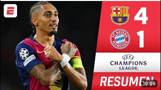 PALIZA BLAUGRANA A LOS BÁVAROS  Barcelona 41 Bayern Múnich  Resumen Champions [upl. by Nonek]