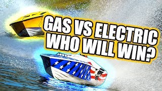 Exceed Racing Eagle Gas Powered vs Fiberglass Performance Electric Racing Boats [upl. by Dermott842]