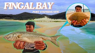 Fingal Bay Beach Fishing  Port Stephens NSW [upl. by Jenni3]