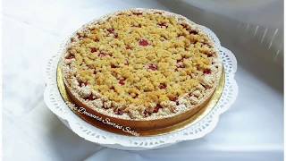 Tarte crumble aux framboises [upl. by Annirtak]