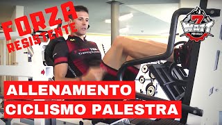 Allenamento ciclismo palestra la forza resistente [upl. by Nairred]