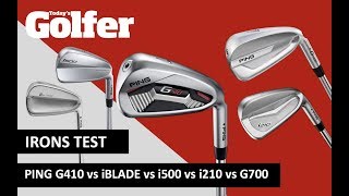 IRONS TEST Ping G410 vs G700 vs i210 vs i500 vs iBlade [upl. by Llemhar]