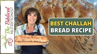 How To Make Challah Bread  Easy Garlic Rosemary Challah Bread Recipe [upl. by Rasaec216]