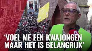 Bewoners op Wallen maken schoon en knippen zelf fietsen weg [upl. by Kapeed]