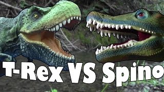 TREX VS SPINOSAURUS Dino Duels Ep 3 [upl. by Nylarak]