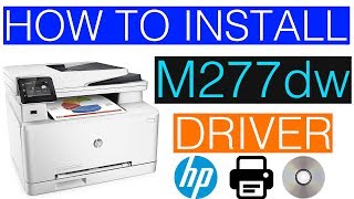 How to install HP Color LaserJet Pro MFP M277dw In Windows [upl. by Polard]