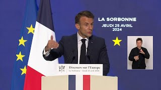 Macron  « La démocratie libérale n’est pas un acquis » [upl. by Bertero]