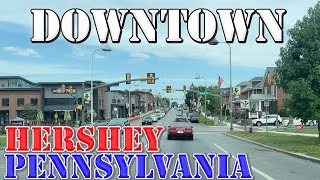 Hershey  Pennsylvania  4K Downtown Drive [upl. by Innos]