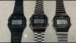 Casio F91W vs Casio A168 vs Casio A700W [upl. by Isacco]