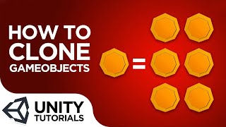 How to make multiple copies clones of a GameObject Unity 2019 beginner tutorial [upl. by Alaj]