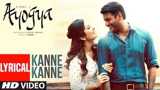 Kanne Kanne Lyrical Video Song  Ayogya  Sam CS  Anirudh Ravichander  Vishal Raashi Khanna [upl. by Buroker]