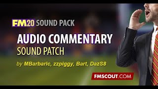 Football Manager 2020 Audio Commentary \\ FM20 Downloads [upl. by Norabel]