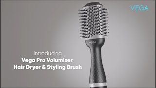 Revolutionize Your Hair Routine  Allnew Vega Pro Volumizer Blow Dry Brush  AllInOneGlam [upl. by Eleen]