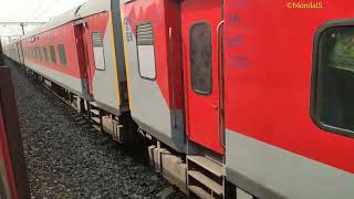 HIGH SPEED RACE  COALFIELD  SEALDAH RAJDHANI  INDIAN RAILWAYS [upl. by Flowers]