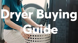 Dryer Buying Guide  Consumer Reports [upl. by Eicam337]