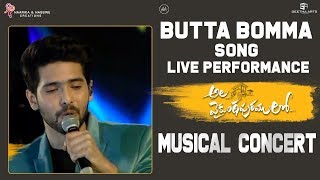 Butta Bomma Live Performance  Ala Vaikunthapurramuloo Musical Concert  Armaan Malik Thaman [upl. by Anwahsal]