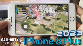 Call of Duty MOBILE Gameplay on iPhone 8 Plus in 2023  goods pa rin ba sa MAX GRAPHICS [upl. by Eelarak]