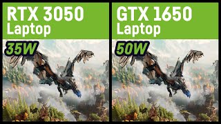 RTX 3050 35W vs GTX 1650 DDR6 50W  Laptop [upl. by Rochester]