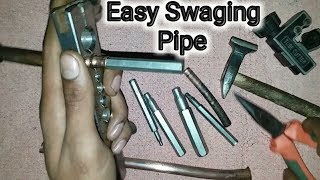 How to use swaging tools  easy use pipe swaging and joint Fully4world [upl. by Smaj600]