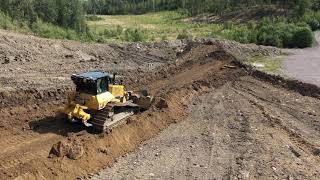 CAT D5K2 Grade Control Dozer [upl. by Akenahs]