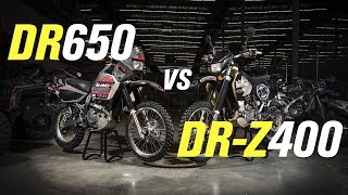 Suzuki DR650 vs DRZ400 [upl. by Iew]