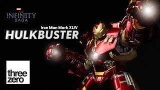 Iron Man Mark 44 “Hulkbuster” From Threezero Unboxing amp Review [upl. by Kliber]