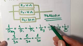 CÁLCULO DE RESISTENCIA EQUIVALENTE SERIE Y PARALELO [upl. by Yarb]