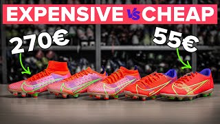 CHEAP vs EXPENSIVE new Nike Mercurials  explained [upl. by Oneida]