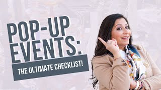 How to Organise Successful PopUp Events  POP UP SHOP amp VENDOR EVENT TIPS [upl. by Debora726]