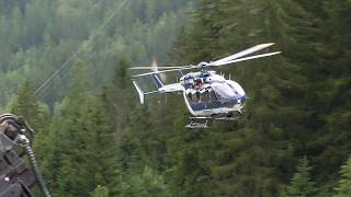 EC145 DISPLAY  Low pass hard uturn [upl. by Einnalem]